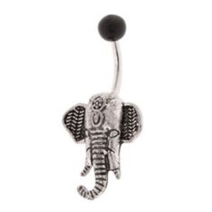 CLAIRE'S ELEPHANT BELLY RING